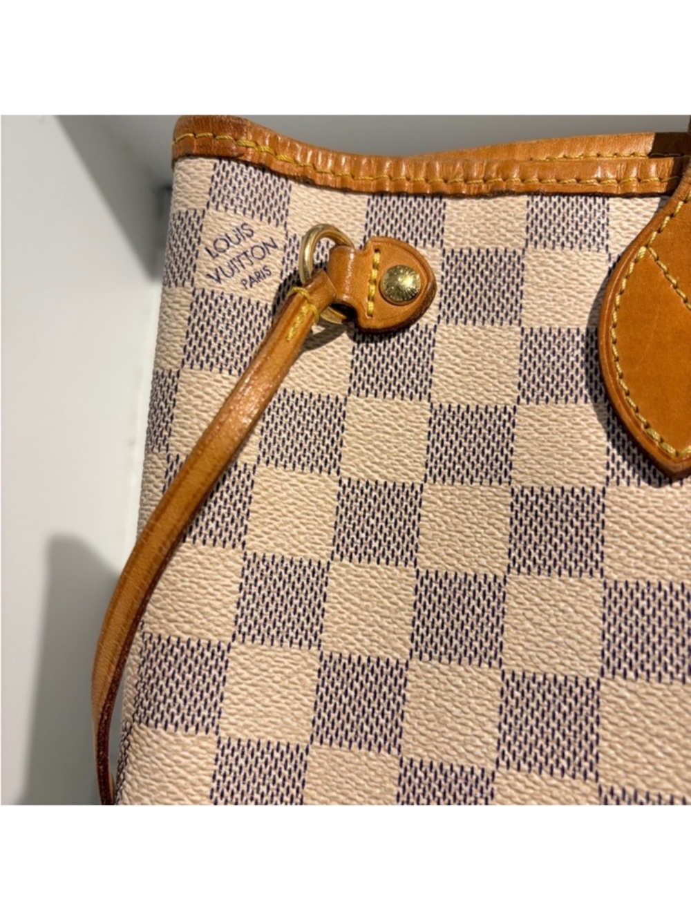 Louis Vuitton Neverfull PM Damier Azur with COA - Picture 13 of 13